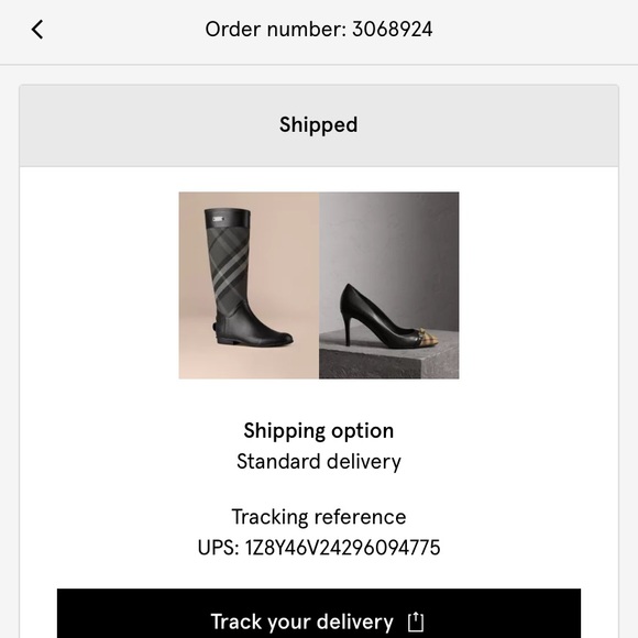 Burberry Check Panel Rain Boots Charcoal - Picture 12 of 12